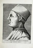 Picture 9 of 23 from Illvstrivm ivreconsvltorvm imagines : qvae inveniri potvervnt ad vivam effigiem expressae : ex musaeo Marci Mantuae Benauidij Patauini iureconsulti clarissimi (1566), leaf 25