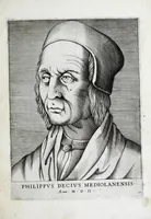 Picture 10 of 23 from Illvstrivm ivreconsvltorvm imagines : qvae inveniri potvervnt ad vivam effigiem expressae : ex musaeo Marci Mantuae Benauidij Patauini iureconsulti clarissimi (1566), leaf 27