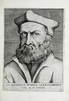 Picture 16 of 23 from Illvstrivm ivreconsvltorvm imagines : qvae inveniri potvervnt ad vivam effigiem expressae : ex musaeo Marci Mantuae Benauidij Patauini iureconsulti clarissimi (1566), leaf 49
