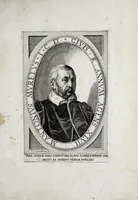 An illustration from Illvstrivm ivreconsvltorvm imagines : qvae inveniri potvervnt ad vivam effigiem expressae : ex musaeo Marci Mantuae Benauidij Patauini iureconsulti clarissimi (1566)