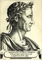 Picture 7 of 11 from Illvstrivm philosophorvm et poetarvm vetervm XII. effigies : ex antiquistum marmoreis tum aeneis signis ad viuum expressȩ & nũc primùm in lucem aeditae : opera Renati Boiuin .. (1566), leaf 23