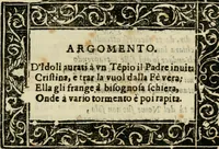 An illustration from Il martirio di Santa Cristina vergine ... (1628)