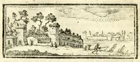 An illustration from Il Naufragio felice allo scoglio del disinganno; ossia, La storia comica, morale e istruttiva de' strepitosi avvenimenti di Alfonso de Rodrigues, scritta da lui medesimo e data in luce da G.D.M
