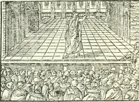 An illustration from Il pellegrino : comedia nova (1552)