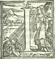 An illustration from Il pellegrino : comedia nova (1552)