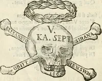 An illustration from Il pennello lagrimato : orazione funebre (1665)