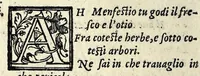 An illustration from Il pentimento amoroso : nvova favola pastorale (1576)