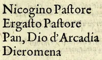 An illustration from Il pentimento amoroso : nvova favola pastorale (1576)