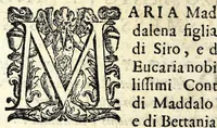 An illustration from Il pentimento di Maria Maddalena : poema dramatico (1615)