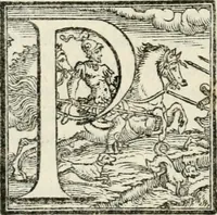 An illustration from Il primo libro del trattato delle perfette proporzioni, di tutte le cose che imitare, e ritrarre si possano con l'arte del disegno (1567)