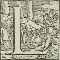 An illustration from Il rimanente de le piacevole, et ingeniose lettere indirizzate a diuersi, con bellissime argutie. Sotto varii, et sottilissimi discorsi, dechiarati (1557)