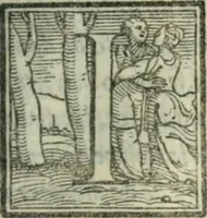 An illustration from Il rimanente de le piacevole, et ingeniose lettere indirizzate a diuersi, con bellissime argutie. Sotto varii, et sottilissimi discorsi, dechiarati (1557)