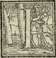 An illustration from Il rimanente de le piacevole, et ingeniose lettere indirizzate a diuersi, con bellissime argutie. Sotto varii, et sottilissimi discorsi, dechiarati (1557)