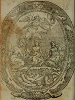 An illustration from Il riposo di Raffaello Borghini, in cvi della pittvra, e della scultura si fauella, de'piu illustri pittori, e scultori, et delle piu famose opere loro si fa mentione; e le cose principali appartenenti à dette arti s'insegnano (1584)