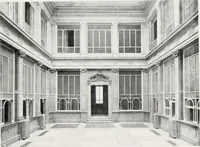 An illustration from Il ristauro dello storico Palazzo Bellini in Novara, ora sede della Banca Popolare (1908)