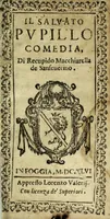 An illustration from Il salvato pvpillo : comedia (1646)