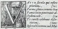 An illustration from Il santoario di Parma doue si hanno tutte le vite de' corpi santi, & de' beati (1593)