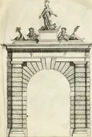 An illustration from Il sontvoso apparato fatto dalla magnifica citta di Brescia nel felice ritorno dell'illv. & reuerendiss. vescouo suo il cardinale Morosini : con la spositione de' sensi simbolici che in esso si contengono (1591)