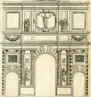 An illustration from Il sontvoso apparato fatto dalla magnifica citta di Brescia nel felice ritorno dell'illv. & reuerendiss. vescouo suo il cardinale Morosini : con la spositione de' sensi simbolici che in esso si contengono (1591)
