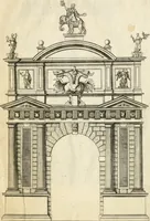 An illustration from Il sontvoso apparato fatto dalla magnifica citta di Brescia nel felice ritorno dell'illv. & reuerendiss. vescouo suo il cardinale Morosini : con la spositione de' sensi simbolici che in esso si contengono (1591)