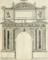 An illustration from Il sontvoso apparato fatto dalla magnifica citta di Brescia nel felice ritorno dell'illv. & reuerendiss. vescouo suo il cardinale Morosini : con la spositione de' sensi simbolici che in esso si contengono (1591)