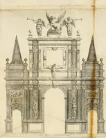An illustration from Il sontvoso apparato fatto dalla magnifica citta di Brescia nel felice ritorno dell'illv. & reuerendiss. vescouo suo il cardinale Morosini : con la spositione de' sensi simbolici che in esso si contengono (1591)