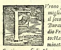 An illustration from Il teatro delle fauole rappresentatiue, overo, La ricreatione comica, boscareccia, e tragica : divisa in cinqvanta giornate (1611)