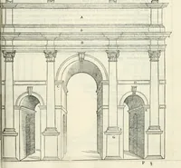 An illustration from Il terzo libro : nel qval si figvrano, e descrivono le antiqvita di Roma, e le altre che sono in Italia e fvori d'Italia ... (1540)