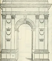 An illustration from Il terzo libro : nel qval si figvrano, e descrivono le antiqvita di Roma, e le altre che sono in Italia e fvori d'Italia ... (1540)