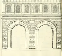 An illustration from Il terzo libro : nel qval si figvrano, e descrivono le antiqvita di Roma, e le altre che sono in Italia e fvori d'Italia ... (1540)