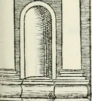 An illustration from Il terzo libro : nel qval si figvrano, e descrivono le antiqvita di Roma, e le altre che sono in Italia e fvori d'Italia ... (1540)