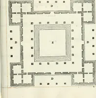 An illustration from Il terzo libro : nel qval si figvrano, e descrivono le antiqvita di Roma, e le altre che sono in Italia e fvori d'Italia ... (1540)