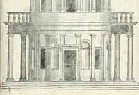 An illustration from Il terzo libro : nel qval si figvrano, e descrivono le antiqvita di Roma, e le altre che sono in Italia e fvori d'Italia ... (1540)