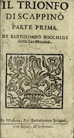 Picture 1 of 3 from Il trionfo di Scappino, leaf 3