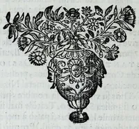 An illustration from Ilustracion del renombre de grande principio, grandeza, y etimologia : pontifices, santos, emperadores, reyes, i varones ilustres, que le merecieron en la voz publica de los hombres (1638)