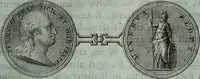 An illustration from Ilustrazione di un antico vaso trovato nelle ruine di Locri .. (1791)