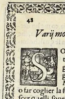 Picture 7 of 13 from Il vermicello dalla seta, del Corsvccio da Sascorbaro : nvovamente venuto in luce (1581), leaf 52