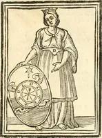 An illustration from Il zodiaco, over, idea di perfettione di prencipi : formata dall'heroiche virtù dell'illvstriss. et eccellentiss. signore D. Antonio Alvarez di Toledo, duca d'Alba vicere di Napoli : rapresentata come in vn trionfo dal fidelissimo popolo napoletano : per opera del dottore Francesco Antonio Scacciauento suo eletto : nella pomposissima festa di San Gio. Battista, celebrata à 23. di giugno 1629. per il settimo anno del suo gouerno (1630)