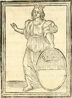 An illustration from Il zodiaco, over, idea di perfettione di prencipi : formata dall'heroiche virtù dell'illvstriss. et eccellentiss. signore D. Antonio Alvarez di Toledo, duca d'Alba vicere di Napoli : rapresentata come in vn trionfo dal fidelissimo popolo napoletano : per opera del dottore Francesco Antonio Scacciauento suo eletto : nella pomposissima festa di San Gio. Battista, celebrata à 23. di giugno 1629. per il settimo anno del suo gouerno (1630)