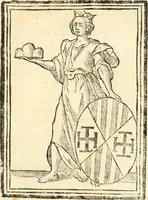 An illustration from Il zodiaco, over, idea di perfettione di prencipi : formata dall'heroiche virtù dell'illvstriss. et eccellentiss. signore D. Antonio Alvarez di Toledo, duca d'Alba vicere di Napoli : rapresentata come in vn trionfo dal fidelissimo popolo napoletano : per opera del dottore Francesco Antonio Scacciauento suo eletto : nella pomposissima festa di San Gio. Battista, celebrata à 23. di giugno 1629. per il settimo anno del suo gouerno (1630)