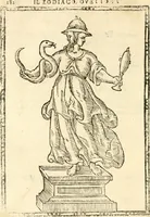 An illustration from Il zodiaco, over, idea di perfettione di prencipi : formata dall'heroiche virtù dell'illvstriss. et eccellentiss. signore D. Antonio Alvarez di Toledo, duca d'Alba vicere di Napoli : rapresentata come in vn trionfo dal fidelissimo popolo napoletano : per opera del dottore Francesco Antonio Scacciauento suo eletto : nella pomposissima festa di San Gio. Battista, celebrata à 23. di giugno 1629. per il settimo anno del suo gouerno (1630)