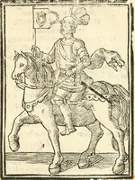 An illustration from Il zodiaco, over, idea di perfettione di prencipi : formata dall'heroiche virtù dell'illvstriss. et eccellentiss. signore D. Antonio Alvarez di Toledo, duca d'Alba vicere di Napoli : rapresentata come in vn trionfo dal fidelissimo popolo napoletano : per opera del dottore Francesco Antonio Scacciauento suo eletto : nella pomposissima festa di San Gio. Battista, celebrata à 23. di giugno 1629. per il settimo anno del suo gouerno (1630)