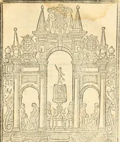 An illustration from Il zodiaco, over, idea di perfettione di prencipi : formata dall'heroiche virtù dell'illvstriss. et eccellentiss. signore D. Antonio Alvarez di Toledo, duca d'Alba vicere di Napoli : rapresentata come in vn trionfo dal fidelissimo popolo napoletano : per opera del dottore Francesco Antonio Scacciauento suo eletto : nella pomposissima festa di San Gio. Battista, celebrata à 23. di giugno 1629. per il settimo anno del suo gouerno (1630)