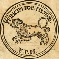 Picture 38 of 260 from Il zodiaco, over, idea di perfettione di prencipi : formata dall'heroiche virtù dell'illvstriss. et eccellentiss. signore D. Antonio Alvarez di Toledo, duca d'Alba vicere di Napoli : rapresentata come in vn trionfo dal fidelissimo popolo napoletano : per opera del dottore Francesco Antonio Scacciauento suo eletto : nella pomposissima festa di San Gio. Battista, celebrata à 23. di giugno 1629. per il settimo anno del suo gouerno (1630), leaf 73