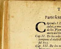 An illustration from Imagen del mundo, sobre la esfera, cosmographia, y geografia, teorica de planetas, y arte de nauegar. ... (1627)