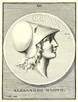 Picture 4 of 22 from Images des héros et des grands hommes de l'antiquité. Dessinées sur des médailles, des pierres antiques & autres anciens monumens (1731), leaf 101