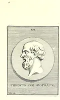 An illustration from Images des héros et des grands hommes de l'antiquité. Dessinées sur des médailles, des pierres antiques & autres anciens monumens (1731)
