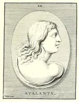 An illustration from Images des héros et des grands hommes de l'antiquité. Dessinées sur des médailles, des pierres antiques & autres anciens monumens (1731)