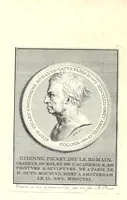An illustration from Images des héros et des grands hommes de l'antiquité. Dessinées sur des médailles, des pierres antiques & autres anciens monumens (1731)