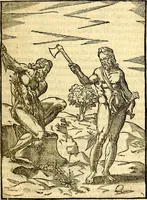 Picture 28 of 95 from Imagines deorum, qui ab antiquis colebantur : in quibus simulacra, ritus, caerimoniae, magnaq[ue] ex parte veterum religio explicatur (1581), leaf 124